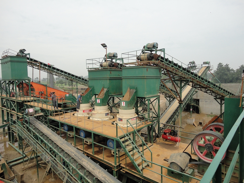 450吨/小时鹅卵石制砂生产线
